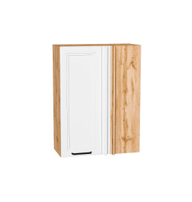 Шкаф верхний прямой угловой Нео, цвет: White Silk