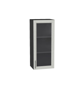 Шкаф верхний с 1-ой остекленной дверцей Сканди, цвет: Cappuccino Softwood