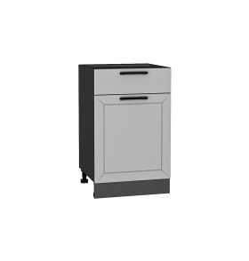 Шкаф нижний с 1-ой дверцей и ящиком Глетчер, цвет: Гейнсборо Силк