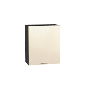 Шкаф верхний с 1-ой дверцей Валерия-М, цвет: Бежевый металлик