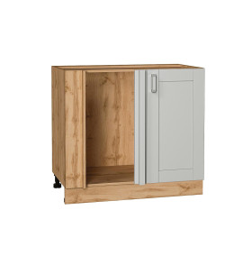 Шкаф нижний угловой Лофт, цвет: Grey Silk