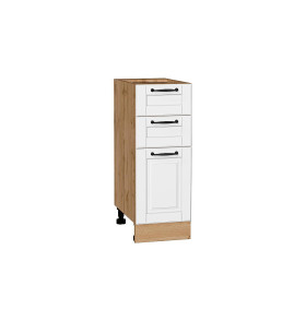 Шкаф нижний с 3-мя ящиками Дублин, цвет: Special White