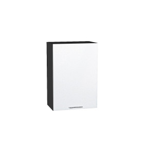 Шкаф верхний с 1-ой дверцей Валерия-М, цвет: Белый металлик