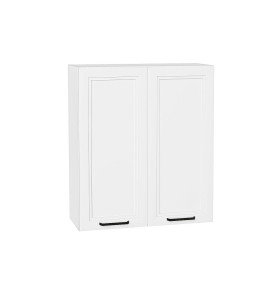 Шкаф верхний с 2-мя дверцами Нео, цвет: White Silk