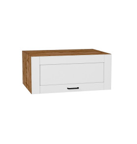 Шкаф верхний горизонтальный глубокий Лофт, цвет: Super White