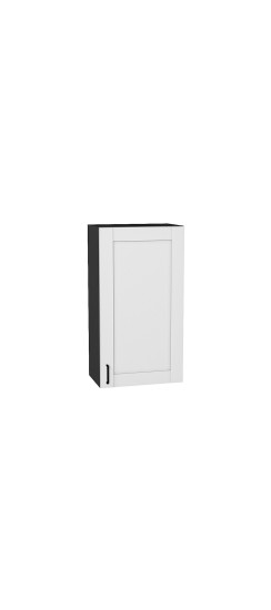 Шкаф верхний с 1-ой дверцей Лофт, цвет: Super White | Винил — структурный материал с защитным слоем Overlay и мелкозернистой поверхностью (Южная Корея). Отделка осуществляется с использованием PUR-клея необратимой полимеризации., Super White