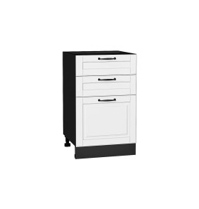 Шкаф нижний с 3-мя ящиками Дублин, цвет: Special White