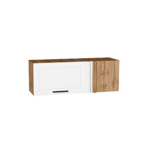 Шкаф верхний прямой угловой горизонтальный Глетчер, цвет: Айленд Силк