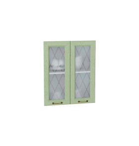 Комплект фасадов Ницца со стеклом для каркаса Ф-45 В600, цвет: Дуб оливковый