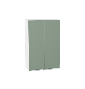 Шкаф верхний с 2-мя дверцами Фьюжн, цвет: Silky Mint