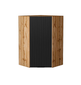 Шкаф верхний угловой Евро Лайн, цвет: Антрацит