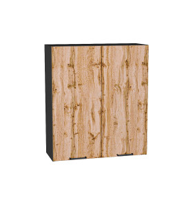 Шкаф верхний с 2-мя дверцами Флэт, цвет: Wotan Oak 2S