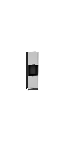 Шкаф пенал с 2-мя дверцами под технику Глетчер, цвет: Гейнсборо Силк | Пленка ПВХ «Soft Touch»., Гейнсборо Силк