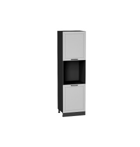 Шкаф пенал с 2-мя дверцами под технику Глетчер, цвет: Гейнсборо Силк