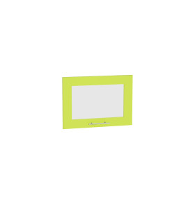 Комплект фасадов Валерия-М со стеклом для каркаса Ф-84 ВГ500, цвет: Лайм глянец