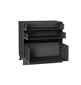 Каркас нижнего шкафа с 3-мя ящиками Н 803, цвет: Graphite