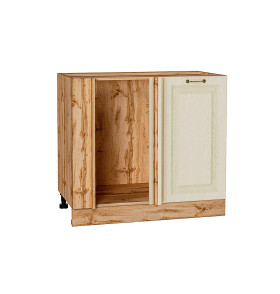 Шкаф нижний угловой Ницца, цвет: Дуб крем