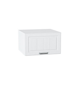 Шкаф верхний горизонтальный глубокий Прага, цвет: Белое дерево