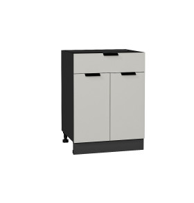 Шкаф нижний с 2-мя дверцами и ящиком Евро, цвет: Агат