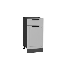 Шкаф нижний с 1-ой дверцей и ящиком Глетчер, цвет: Гейнсборо Силк