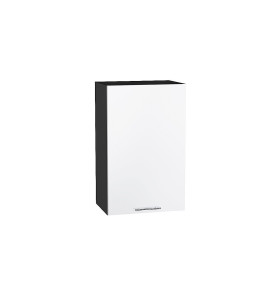 Шкаф верхний с 1-ой дверцей Валерия-М, цвет: Белый глянец