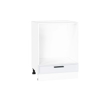 Шкаф нижний под духовку Фрейм, цвет: White Silk