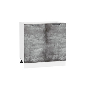 Шкаф нижний с 2-мя дверцами Флэт, цвет: Temple Stone 2S