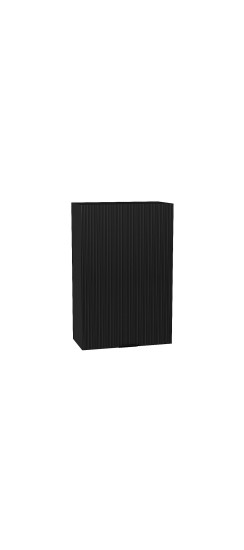 Шкаф верхний с 1-ой дверцей Евро Лайн, цвет: Антрацит | Пленка ПВХ., Антрацит