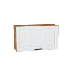 Шкаф верхний горизонтальный Прага, цвет: Белое дерево