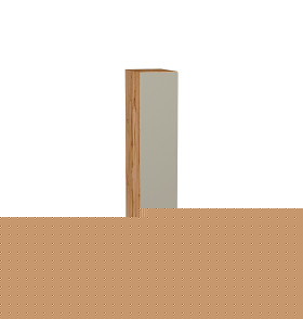 Шкаф верхний бутылочница Фьюжн, цвет: Silky Grey