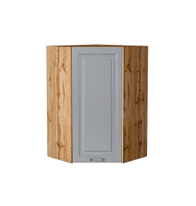 Шкаф верхний угловой Ницца, цвет: Графит