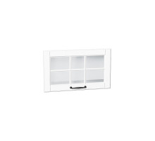 Комплект фасадов Дублин со стеклом для каркаса Ф-86 ВГ600, цвет: Special White