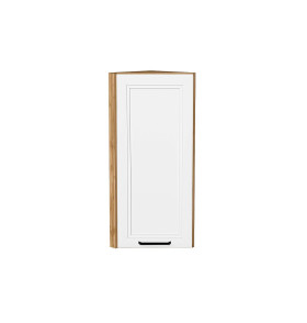 Шкаф верхний торцевой Нео, цвет: White Silk