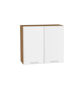 Шкаф верхний с 2-мя дверцами Квадро, цвет: Белый