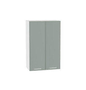 Шкаф верхний с 2-мя дверцами Квадро, цвет: Аквамарин