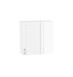 Шкаф верхний прямой угловой Лофт, цвет: White Silk