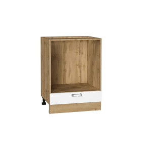 Шкаф нижний под духовку Лофт, цвет: White Silk