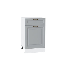 Шкаф нижний с 1-ой дверцей и ящиком Ницца, цвет: Графит