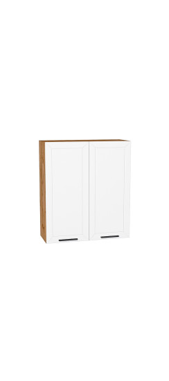 Шкаф верхний с 2-мя дверцами Глетчер, цвет: Айленд Силк | Пленка ПВХ «Soft Touch»., Айленд Силк