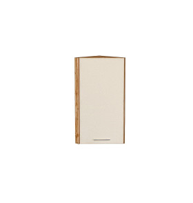 Шкаф верхний торцевой Валерия-М, цвет: Бежевый металлик