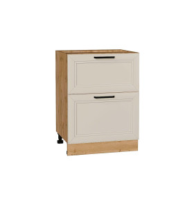 Шкаф нижний с 2-мя ящиками Нео, цвет: Cream Silk
