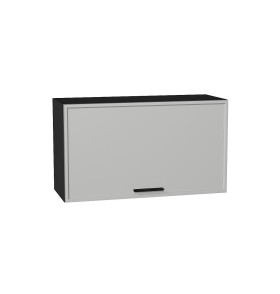 Шкаф верхний горизонтальный Фрейм, цвет: Grey Silk