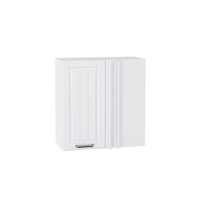 Шкаф верхний прямой угловой Прага, цвет: Белое дерево