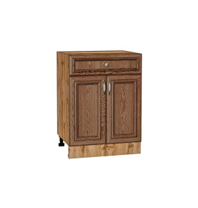 Шкаф нижний с 2-мя дверцами и ящиком Шале, цвет: Brown Dreamline