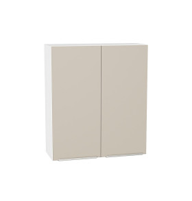 Шкаф верхний с 2-мя дверцами Фьюжн, цвет: Cream Silk