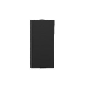 Шкаф верхний торцевой Евро, цвет: Антрацит