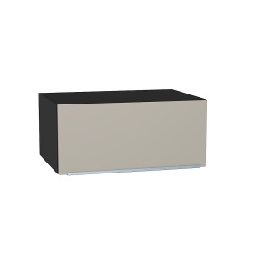 Шкаф верхний горизонтальный глубокий Фьюжн, цвет: Silky Grey