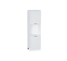 Шкаф пенал с 2-мя дверцами под технику Барселона, цвет: Белый