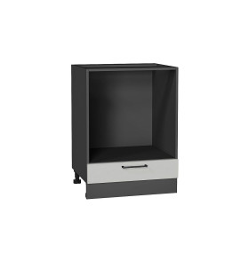 Шкаф нижний под духовку Сканди, цвет: Grey Silkwood