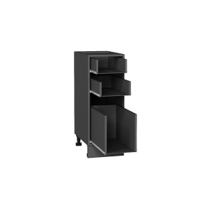Каркас нижнего шкафа с 3-мя ящиками Н 303, цвет: Graphite